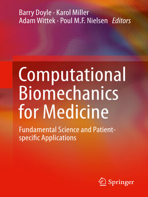 cover image of Computational Biomechanics for Medicine